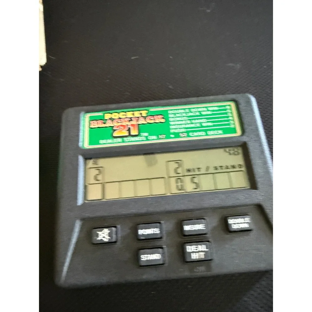 nos Radica Pocket Blackjack 21 Las Vegas Style‎ Electronic Handheld Game